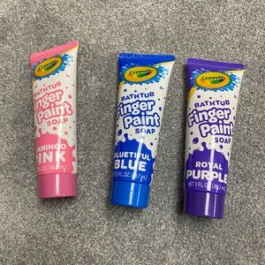 Set of 3 Crayola bathtub fingerprint soaps